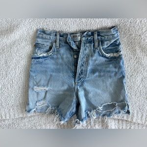 Agolde Midi Denim Shorts - See listing for style inspo!